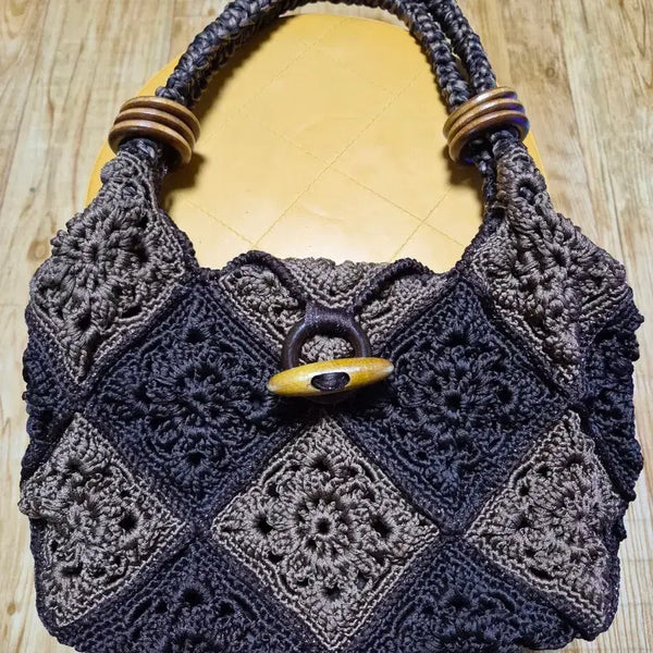[BUNJANG] Handmade Knit Shoulder Bag / 88.핸드메이드 뜨개질 숄더백 (새상품)