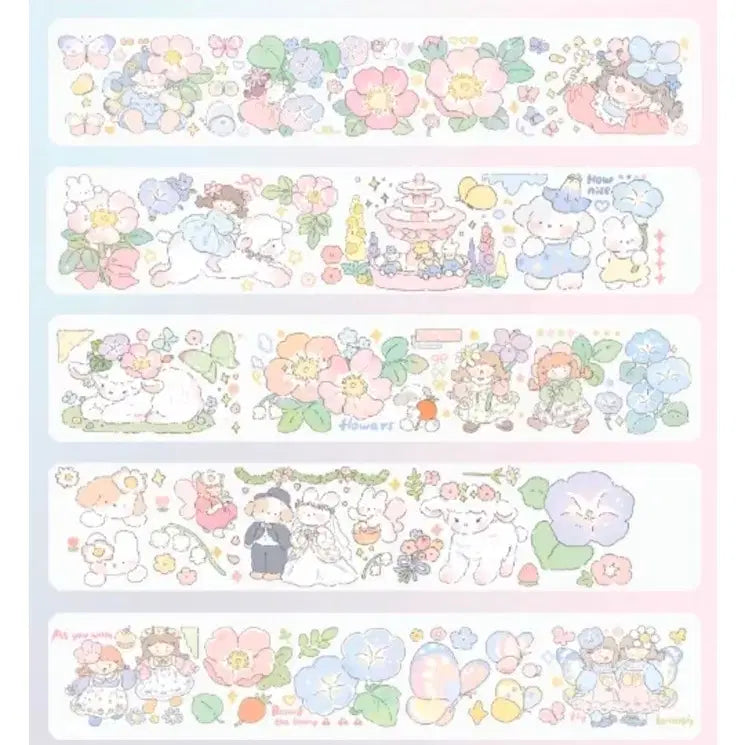 [BUNJANG] Hahaday Garden Song Washi Tape / 하하데이 가든송 마테띵(와시)