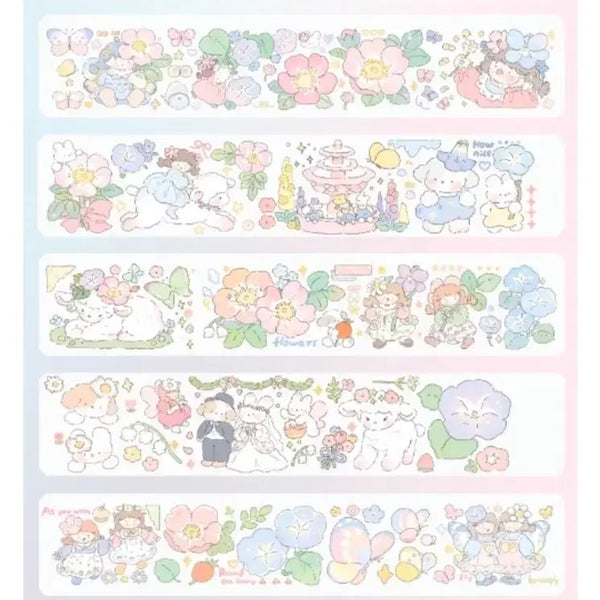 [BUNJANG] Hahaday Garden Song Washi Tape / 하하데이 가든송 마테띵(와시)