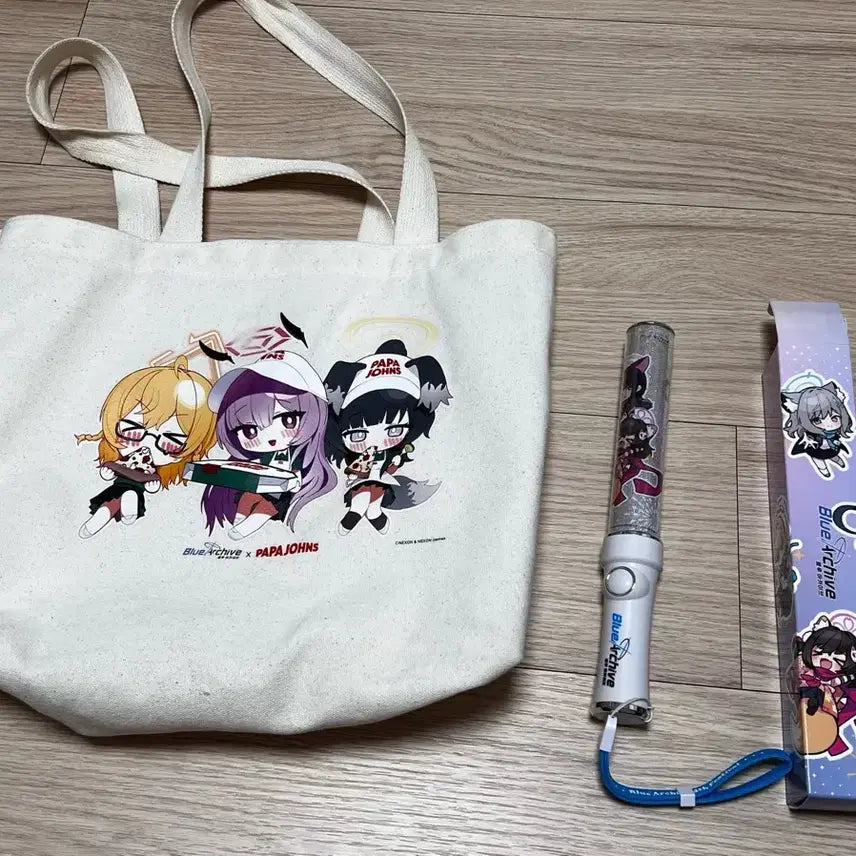 [BUNJANG] Blue Archive Cheering Rod & Eco Bag / 블루아카이브 응원봉 & 에코백