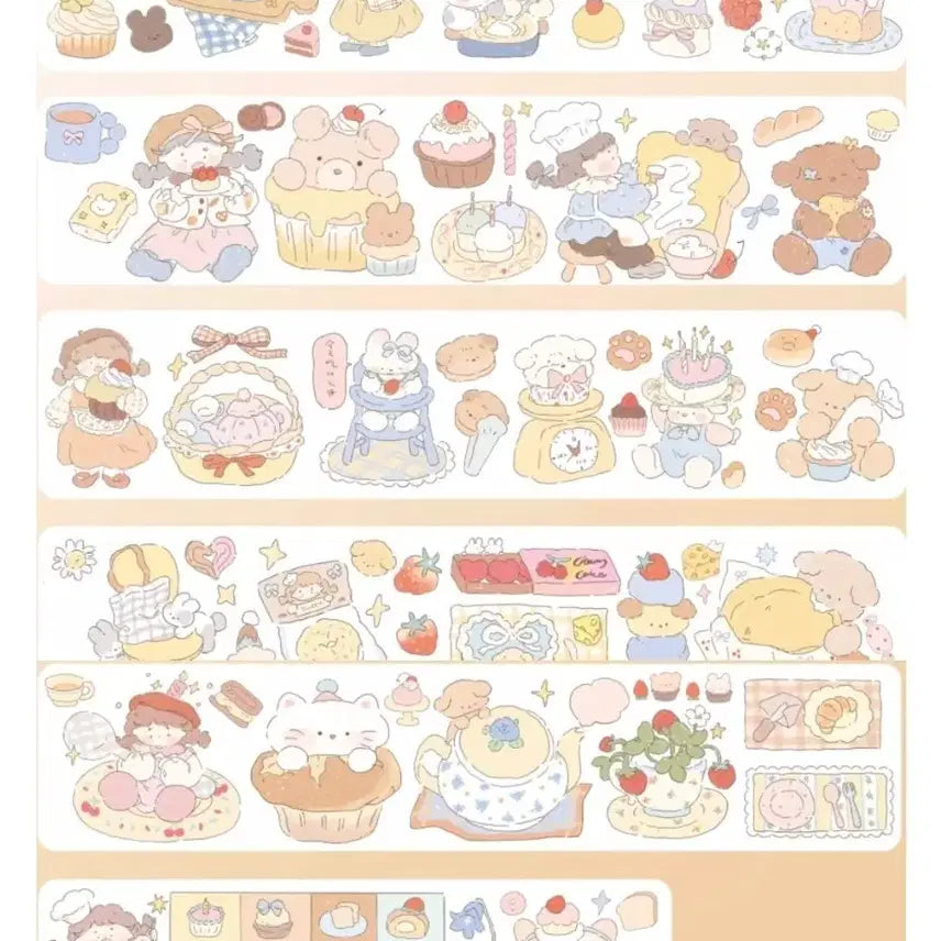 [BUNJANG] Haha Day Good Morning Dessert Shop Washi Tape / 하하데이 굿모닝디저트샵 마테띵(와시)