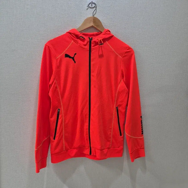 [BUNJANG] Puma Functional Jersey Hooded Zip-Up Track Jacket Orange 95 / 기능성 95사이즈 푸마 져지 후드집업 오렌지