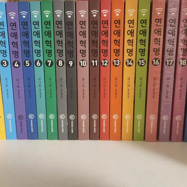 [BUNJANG] Yeonaehyeokmyeong Complete Set (Volumes 1-38) / 연애혁명 만화책 1~38 전권