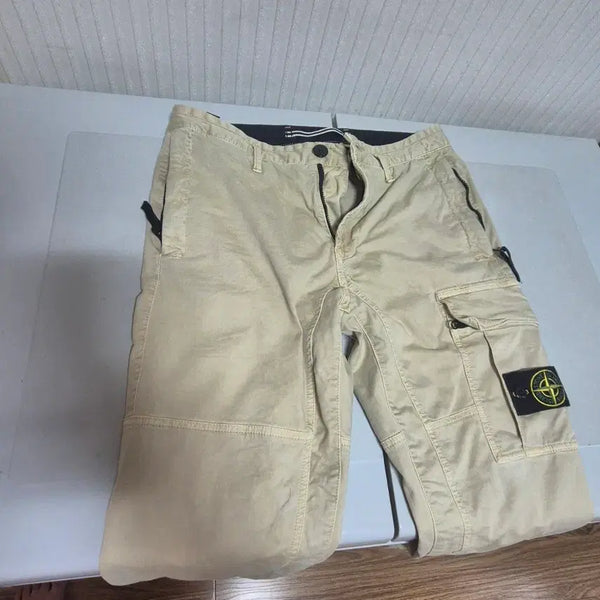 [BUNJANG] Stone Island Cargo Pants Beige / 스톤아일랜드 카고 팬츠