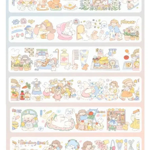 [BUNJANG] HaHaDay Outing Doesn't Happen Washi Tape / 하하데이 외출안해 마테띵(와시)