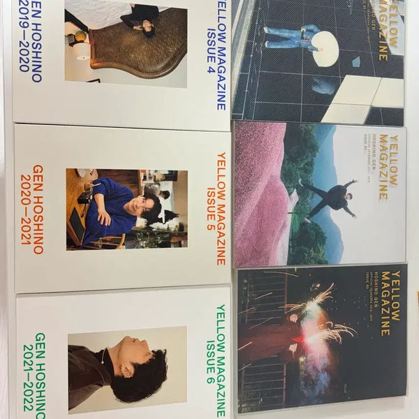 [BUNJANG] Hoshino Gen Yellow Magazine 1-6 Set / 호시노겐 옐로우 매거진 1~6 세트판매