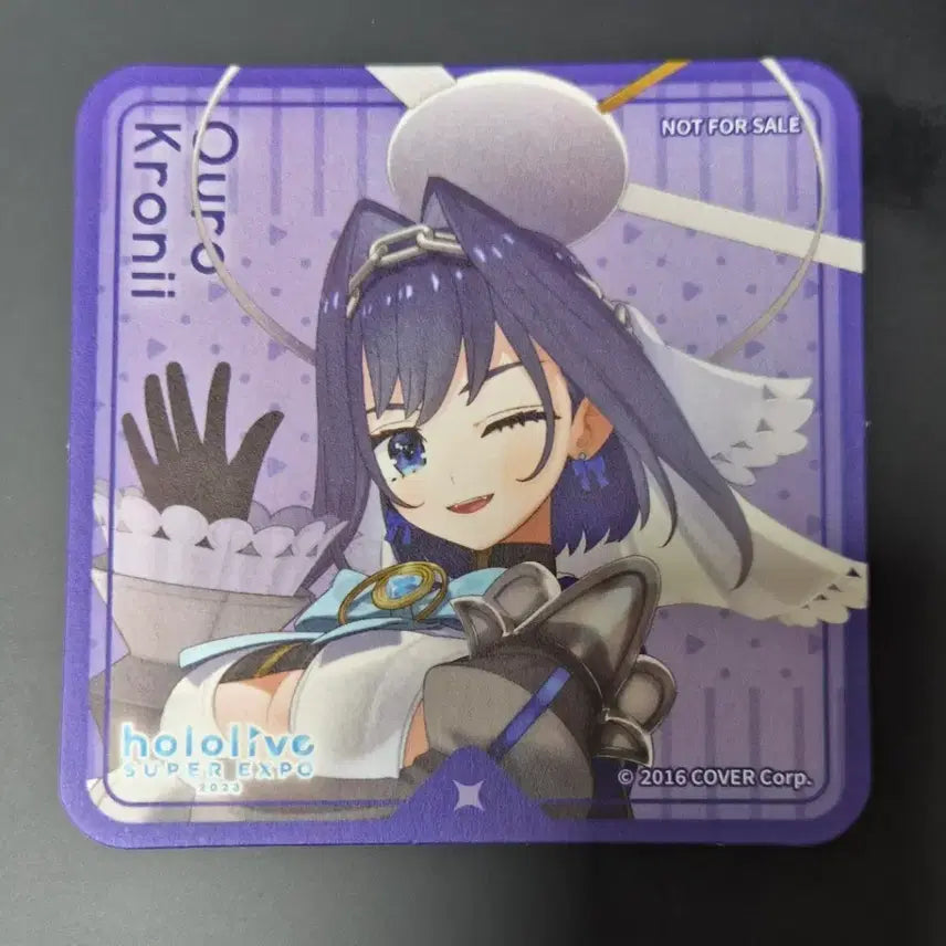 [BUNJANG] Hololive Ouro Kronii EXPO 2023 Venue Limited Coaster / 홀로라이브 오로 크로니 EXPO 2023 행사장 한정 코스터