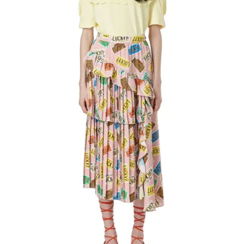 [BUNJANG] Lucky Chouette Long Skirt / 럭키슈에뜨 스커트