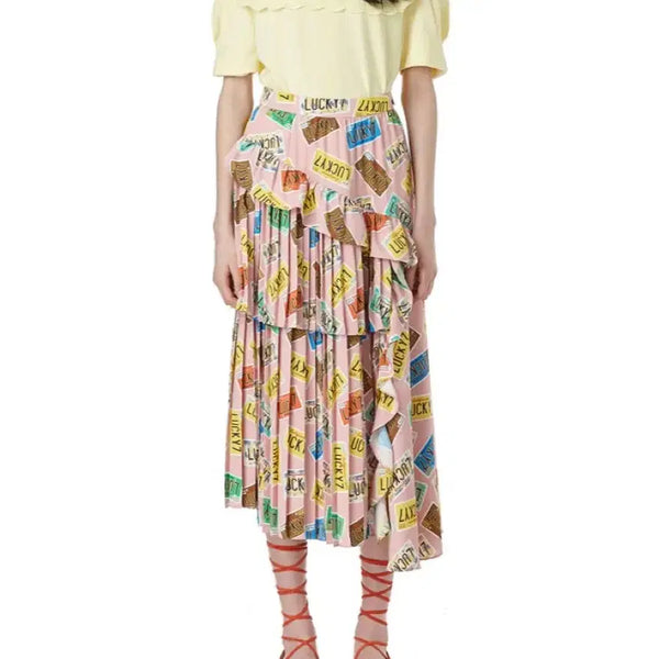 [BUNJANG] Lucky Chouette Long Skirt / 럭키슈에뜨 스커트