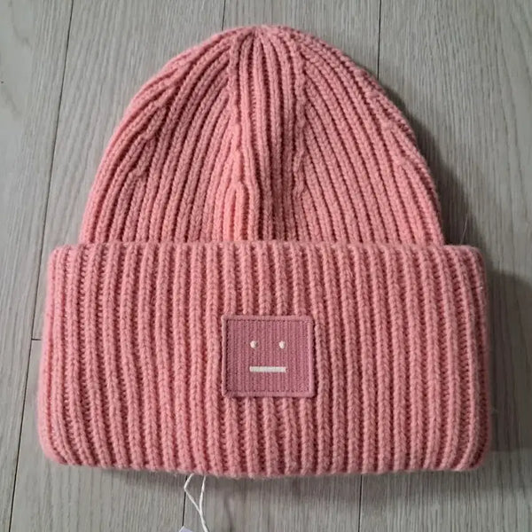 [BUNJANG] Acne Studios Face Watch Pink Beanie / Acne Studios 페이스 와치 핑크 비니