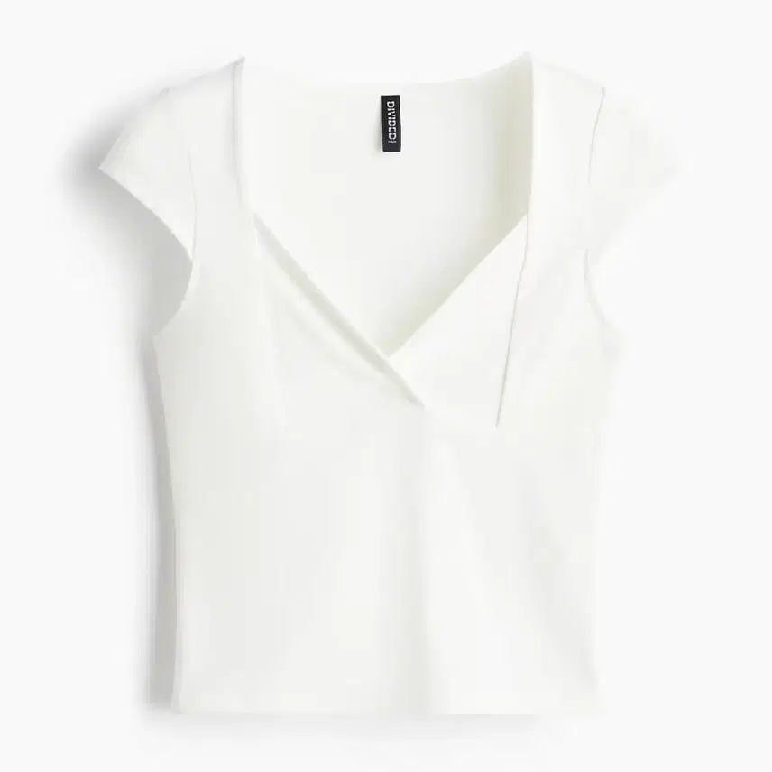 [BUNJANG] H&M Cap Sleeve Top White / (새상품) H&M 캡 슬리브 탑 화이트