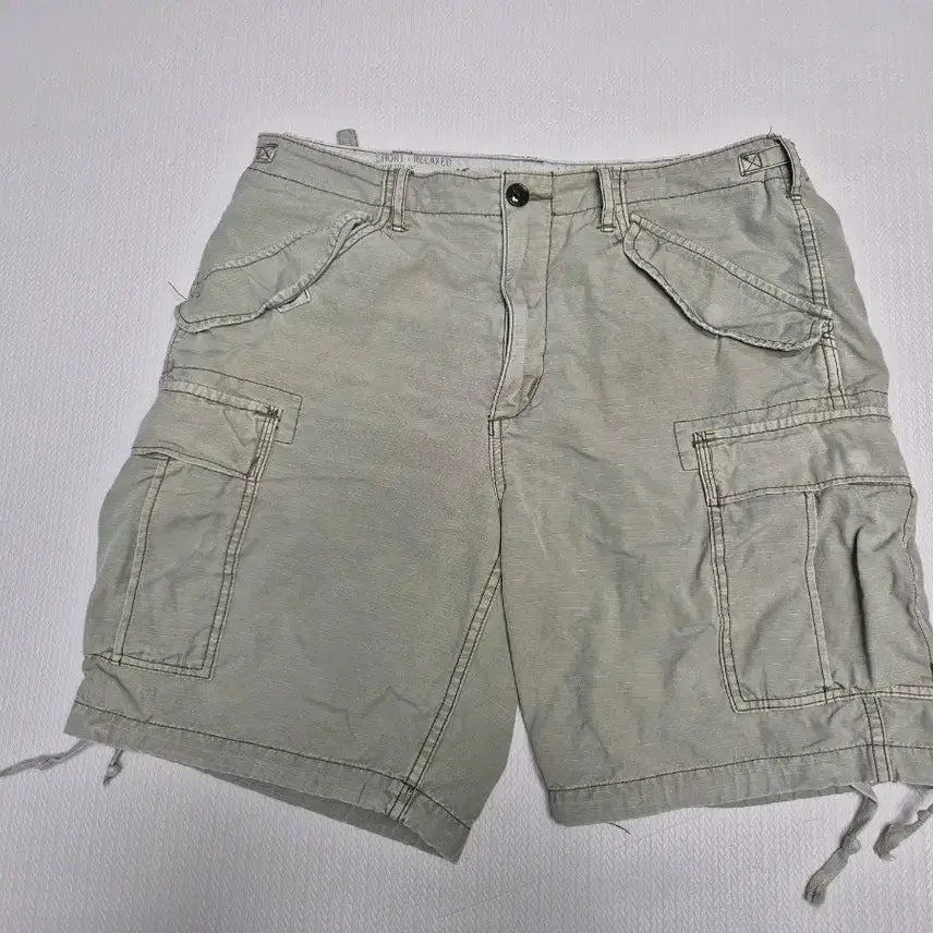 [BUNJANG] Polo Military Shorts Khaki / 폴로 밀리터리 반바지