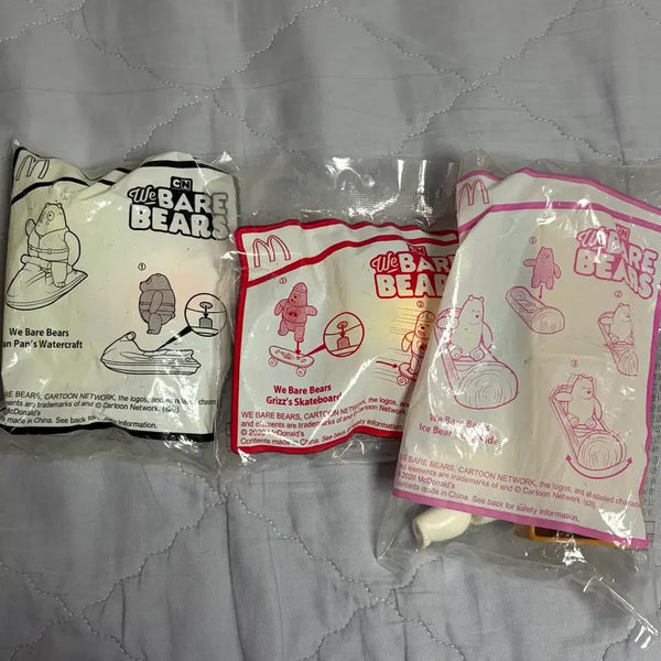 [BUNJANG] We Bare Bears McDonald's Happy Meal Bundle Set (Sealed) / 미개봉 위베어베어스 맥도날드 해피밀 일괄