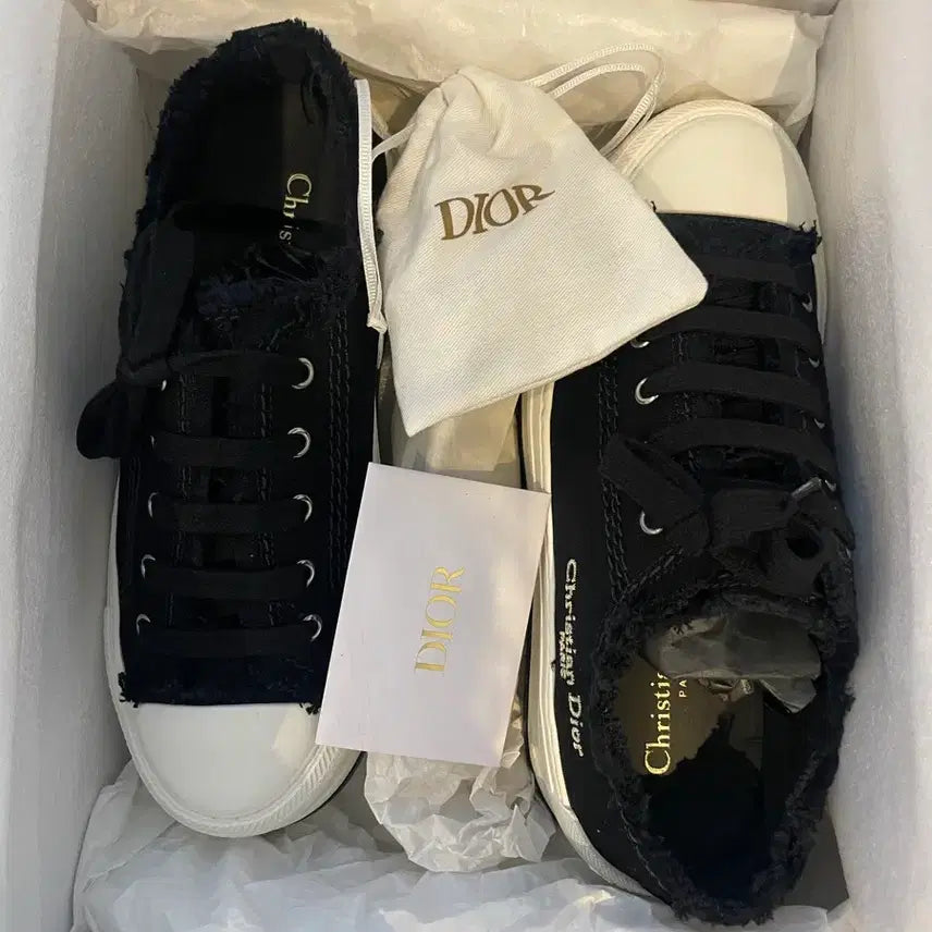 [BUNJANG] Dior Walk'N'B23 Black Platform Sneakers / 새상품  디올 워크앤 블랙 플랫폼 37