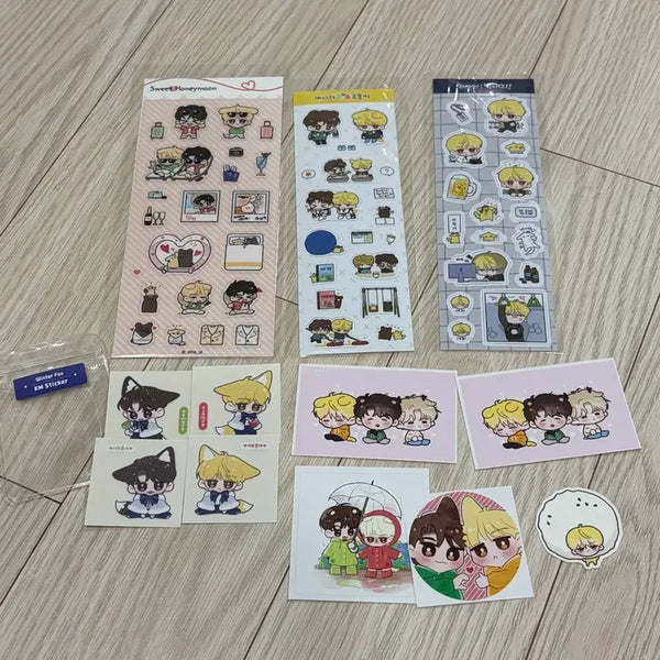 [BUNJANG] Demutj Iro Sticker Ttibosil Bundle Set / 데못죽 비공굿 이로님 스티커 띠부씰 일괄 양도 큰문 문대