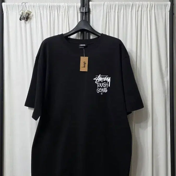 [BUNJANG] Stussy Tough Gear Graphic T-Shirt Black / 스투시 터프기어 반팔티