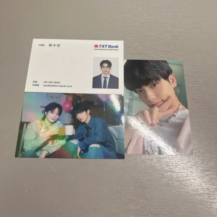 [BUNJANG] TXT Soobin Photobook Photocard Bundle Set / 덤2장]투모로우바이투게더 수빈 포카 양도 투바투 포토북