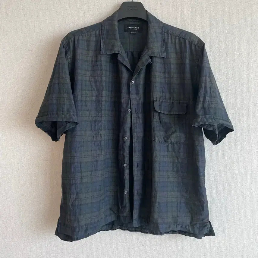 [BUNJANG] Eastlogue Holiday Half Shirt Black Watch XL / 이스트로그 홀리데이 하프셔츠 블랙와치 xl 판매 반팔셔츠