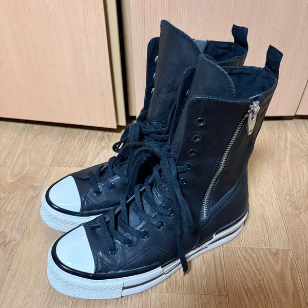 [BUNJANG] Converse Chuck 70 Plus Ex-High Leather Sneakers / 컨버스 척70 플러스 엑스하이 레더 270