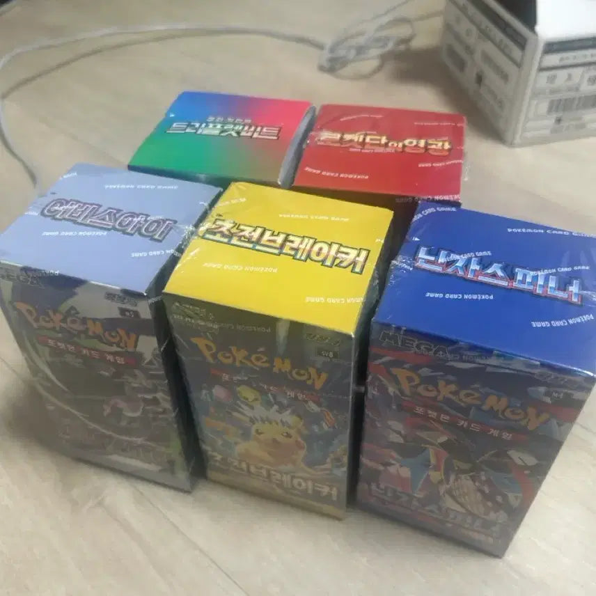 [BUNJANG] Pokemon Card Game Sealed Box Bundle Set / 포켓몬 카드 게임 미개봉 박스 6 일괄