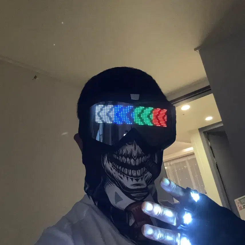 [BUNJANG] LED Gloves for Motorcycle and Fishing / LED장갑.오토바이용 낚시용