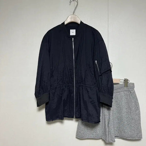 [BUNJANG] KUHO Drawstring Windbreaker Jumper / 구호 바스락 드로우스트링 바람막이 점퍼