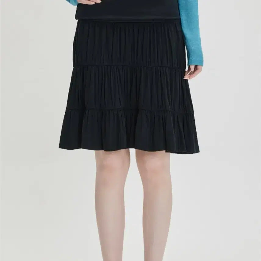 [BUNJANG] Mixxo Banding Tiered Midi Skirt (Grey) / 미쏘 밴딩 캉캉 미디스커트 (그레이)