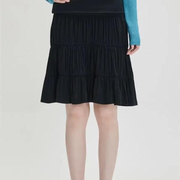 [BUNJANG] Mixxo Banding Tiered Midi Skirt (Grey) / 미쏘 밴딩 캉캉 미디스커트 (그레이)