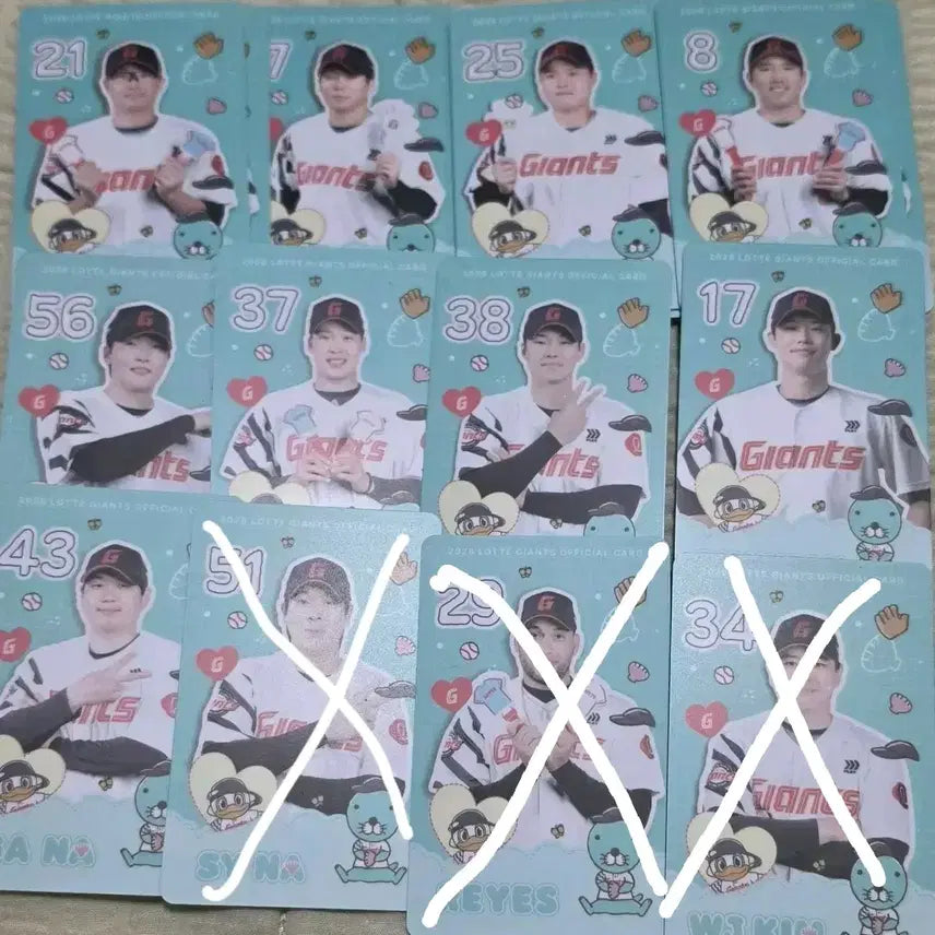 [BUNJANG] Lotte Giants Bonobono Photocard / 롯데자이언츠 보노보노 포토카드 교환 양도