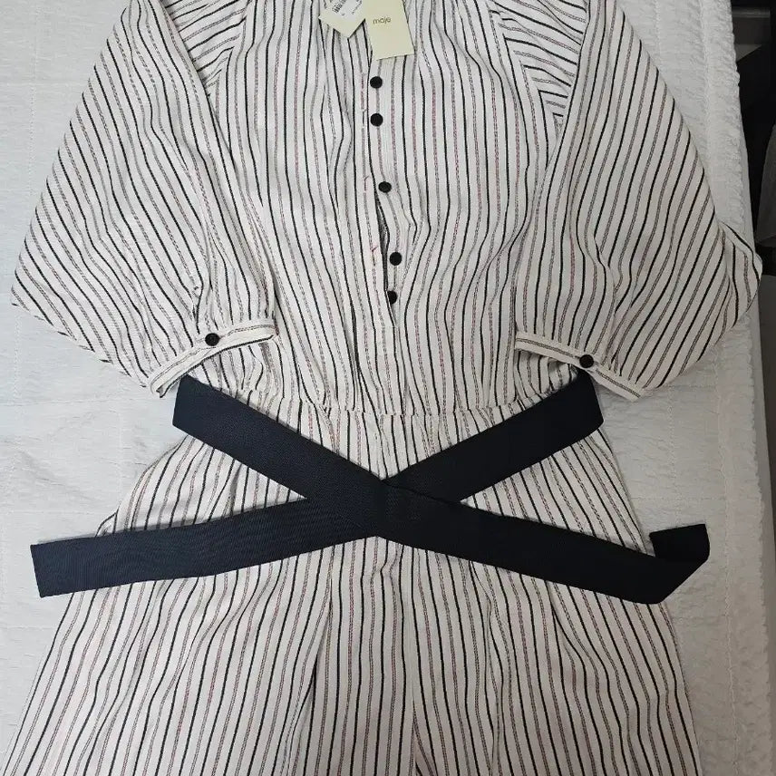 [BUNJANG] Maje Striped Jumpsuit Size 40 / (새상품) 마쥬 점프수트