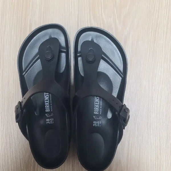 [BUNJANG] Birkenstock Arizona Black Sandals Size 38 (245mm) / 버켄스탁 아리조나 블랙 38 245