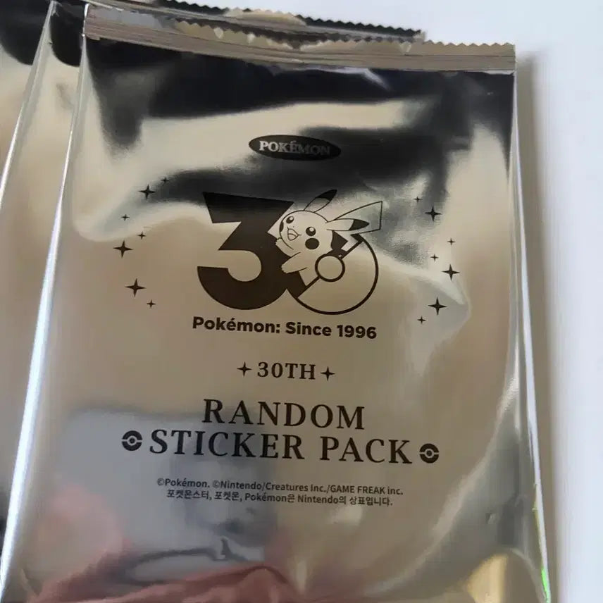 [BUNJANG] Pokemon 30th Anniversary Logo Sticker Pack / 포켓몬스터 30주년 로고스티커팩