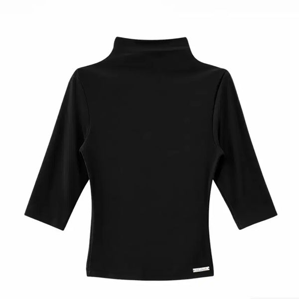 [BUNJANG] Bonne Essential Mock Neck Top Black / 본네 에센셜 모크넥 탑 블랙 새상품