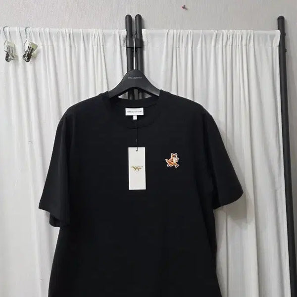 [BUNJANG] Maison Kitsuné Speed Fox Short Sleeve T-Shirt Black / 메종키즈네 스피드 폭스 반팔티