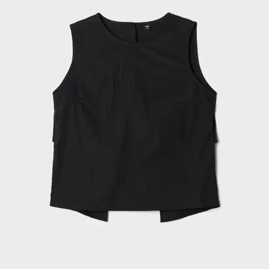 [BUNJANG] SPAO Sleeveless Back Button Blouse Black S / 스파오 민소매 백버튼 블라우스 블랙 S