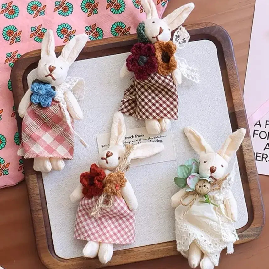 [BUNJANG] Rabbit Plush Brooch / 토끼 인형 브로지