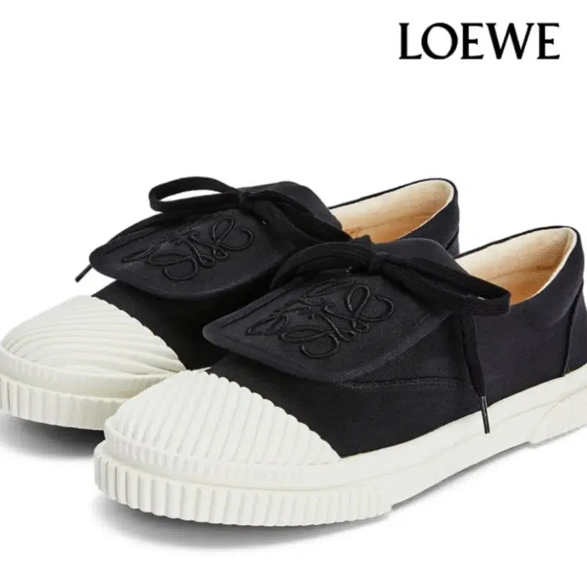 [BUNJANG] Loewe Anagram Flap Black Sneakers 37 / (박스새상품) 로에베 아나그램 플랩 블랙 스니커즈 37(새상품)