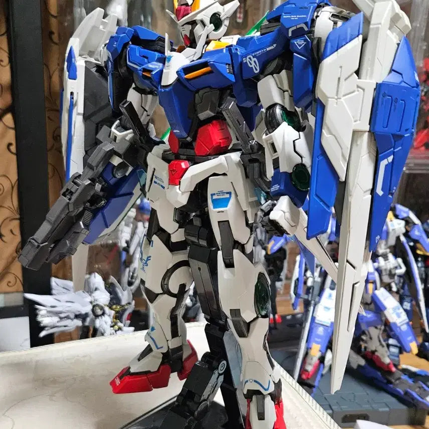 [BUNJANG] Bandai PG 00Raiser Full Paint Model / 반다이 pg 더블오라이저 풀도색작