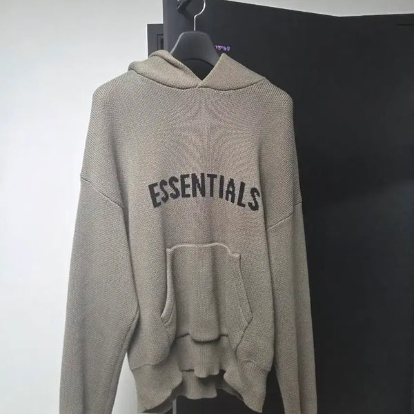 [BUNJANG] Fear of God Essentials Knit Hoodie / 피오브갓에센셜 니트 후드