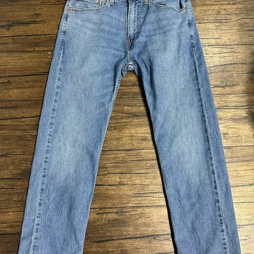 [BUNJANG] Levi's 505 COOLmax Regular Straight Fit Light Wash Denim Jeans W32 L32 / 리바이스 505 COOL 기능성 레귤러 스트레이트 데님 연청 청바지 W32 L32