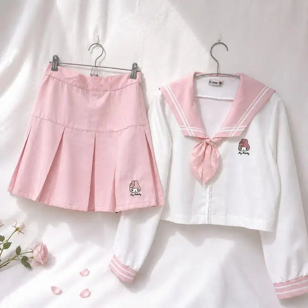 [BUNJANG] Abail My Melody Sailor Suit Set-Up / 아베일 마이멜로디 세라복 셋업