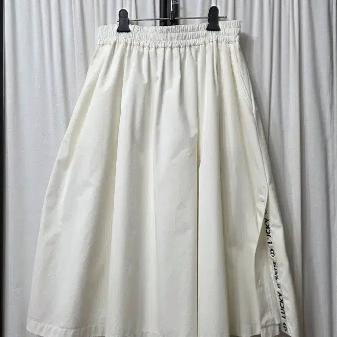[BUNJANG] Lucky Chouette White Long Skirt / 럭키슈에뜨 롱스커트