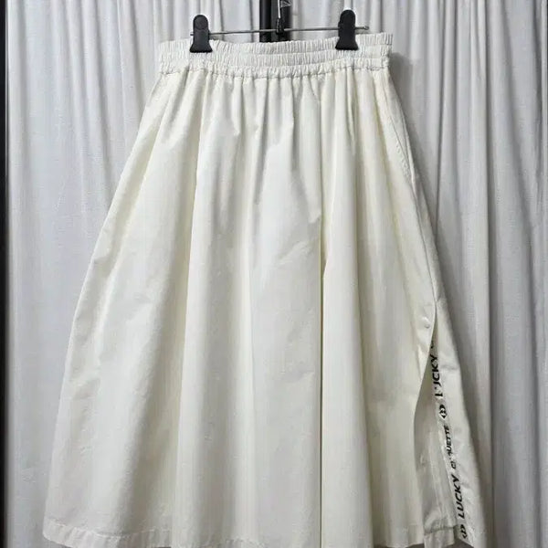 [BUNJANG] Lucky Chouette White Long Skirt / 럭키슈에뜨 롱스커트