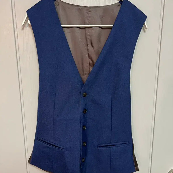 [BUNJANG] Suitsupply Blue Wool Vest / SUITSUPPLY 블루 울 베스트