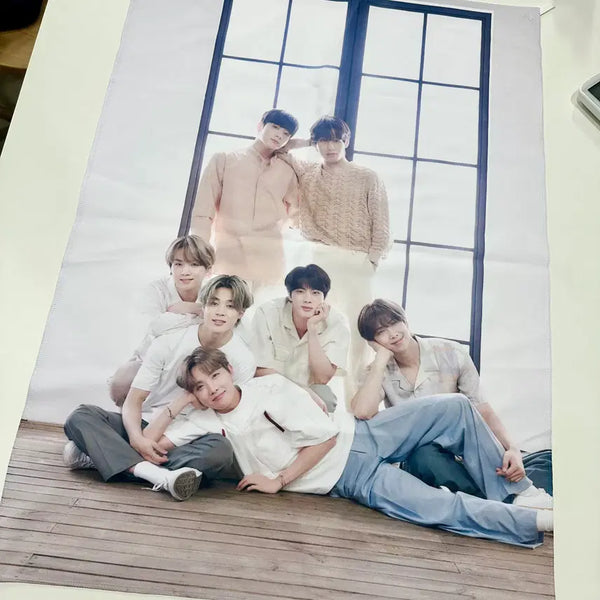 [BUNJANG] BTS MERCH BOX #1 Fabric Poster / BTS MERCH BOX #1 머치 박스1 패브릭 포스터