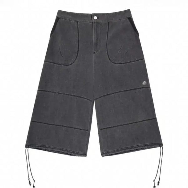 [BUNJANG] Koiseo Oxford Zigzag Pants Charcoal / (1) 코이세이오 옥스퍼드 지그재그 팬츠 차콜