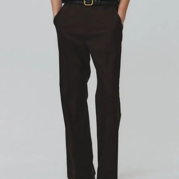 [BUNJANG] Light Wool Flare Slacks Brown Size 52 / 라이트 울 플레어 슬랙스 브라운 52사이즈