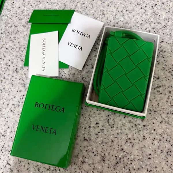 [BUNJANG] Bottega Veneta Card Case on Strap Parakeet / (풀구성)보테가 베네타 카드 케이스 온 스트랩 패러킷