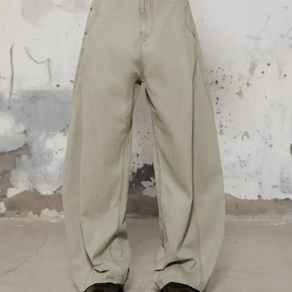 [BUNJANG] LOUBOUTIN Twist Pants Ash Grey Size 4 / 비긴202 루보 트위스트 팬츠 애쉬그레이 4 사이즈 팝니다