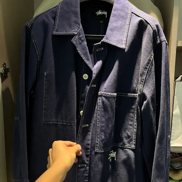 [BUNJANG] Stussy Denim Jacket / 스투시 자켓